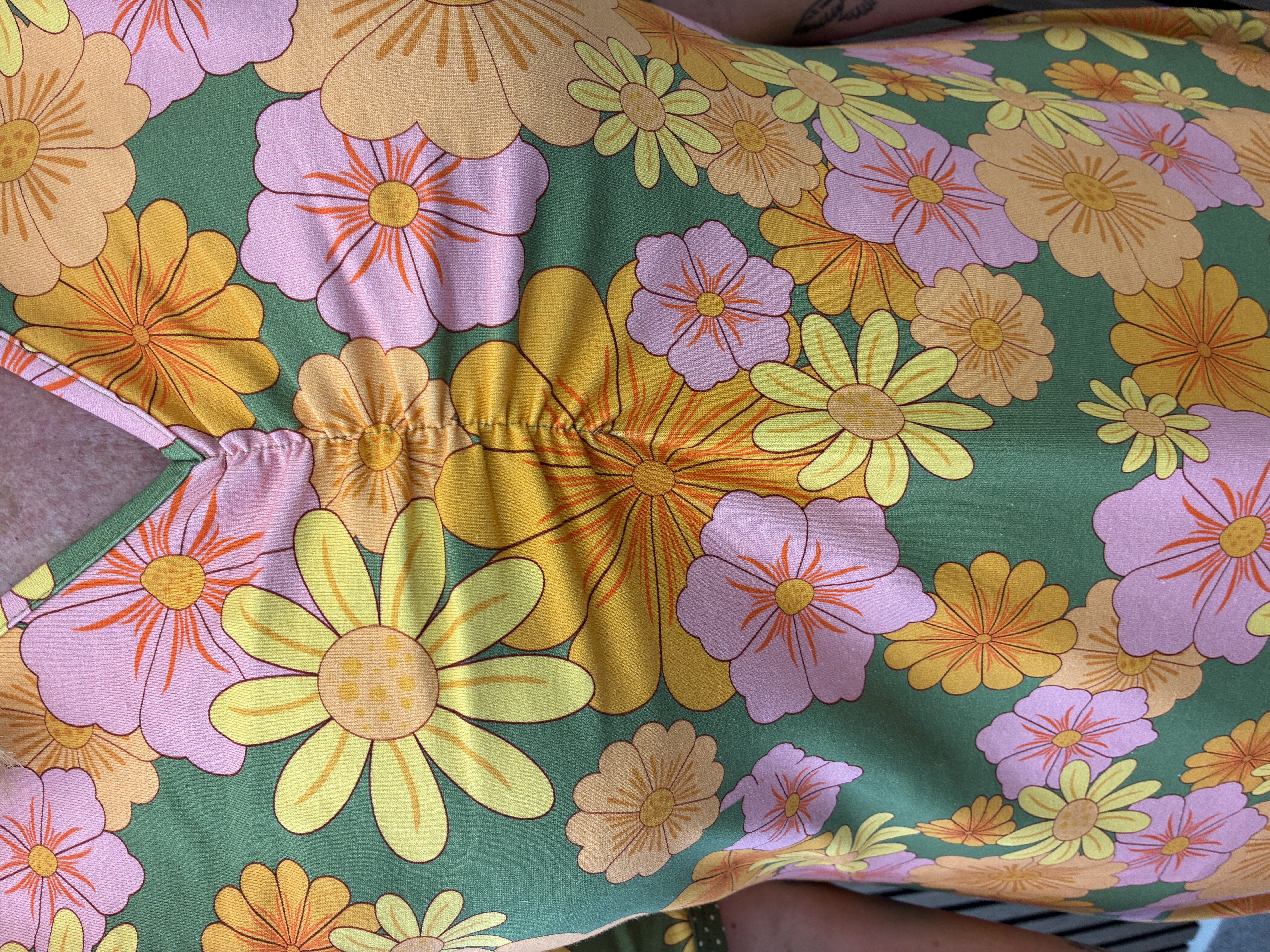 FASHION BY B-DESIGN BLOMSTER KJOLE - Billede 2