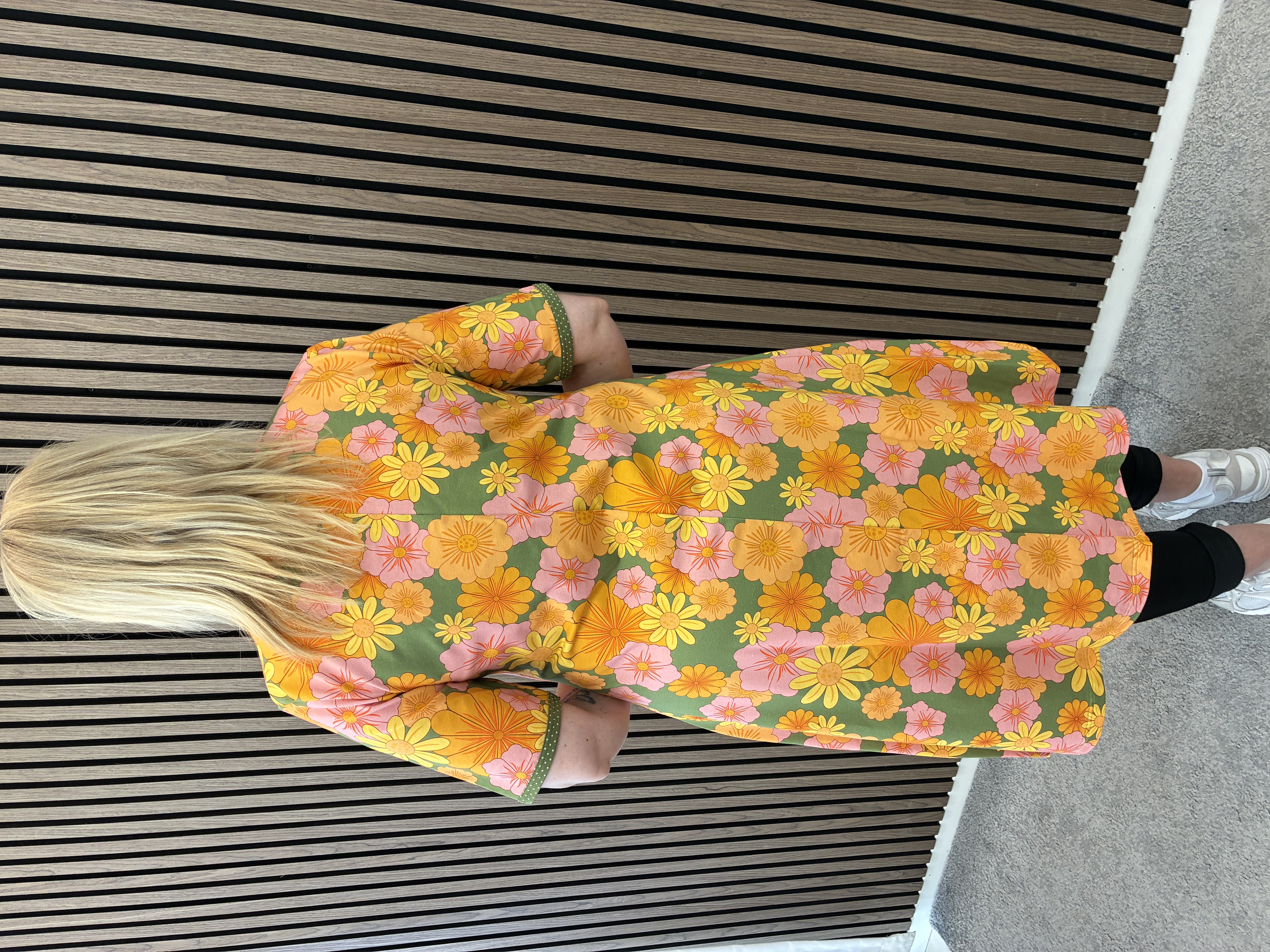 FASHION BY B-DESIGN BLOMSTER KJOLE - Billede 3