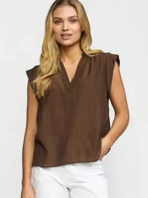 2-BIZ DINA BRUN BLUSE