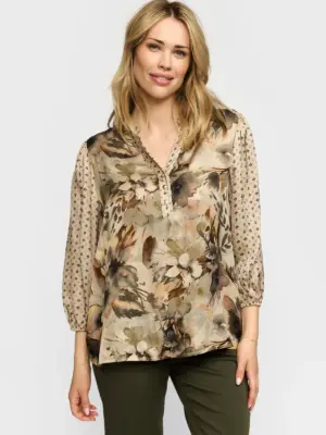 2-BIZ JANNE BLOMSTER BLUSE