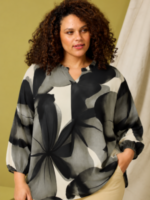 ZHENZI KELIS 1453 GRØN Bluse