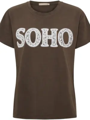 MARTA DU CHATEAU BELINA BRUN T-SHIRT