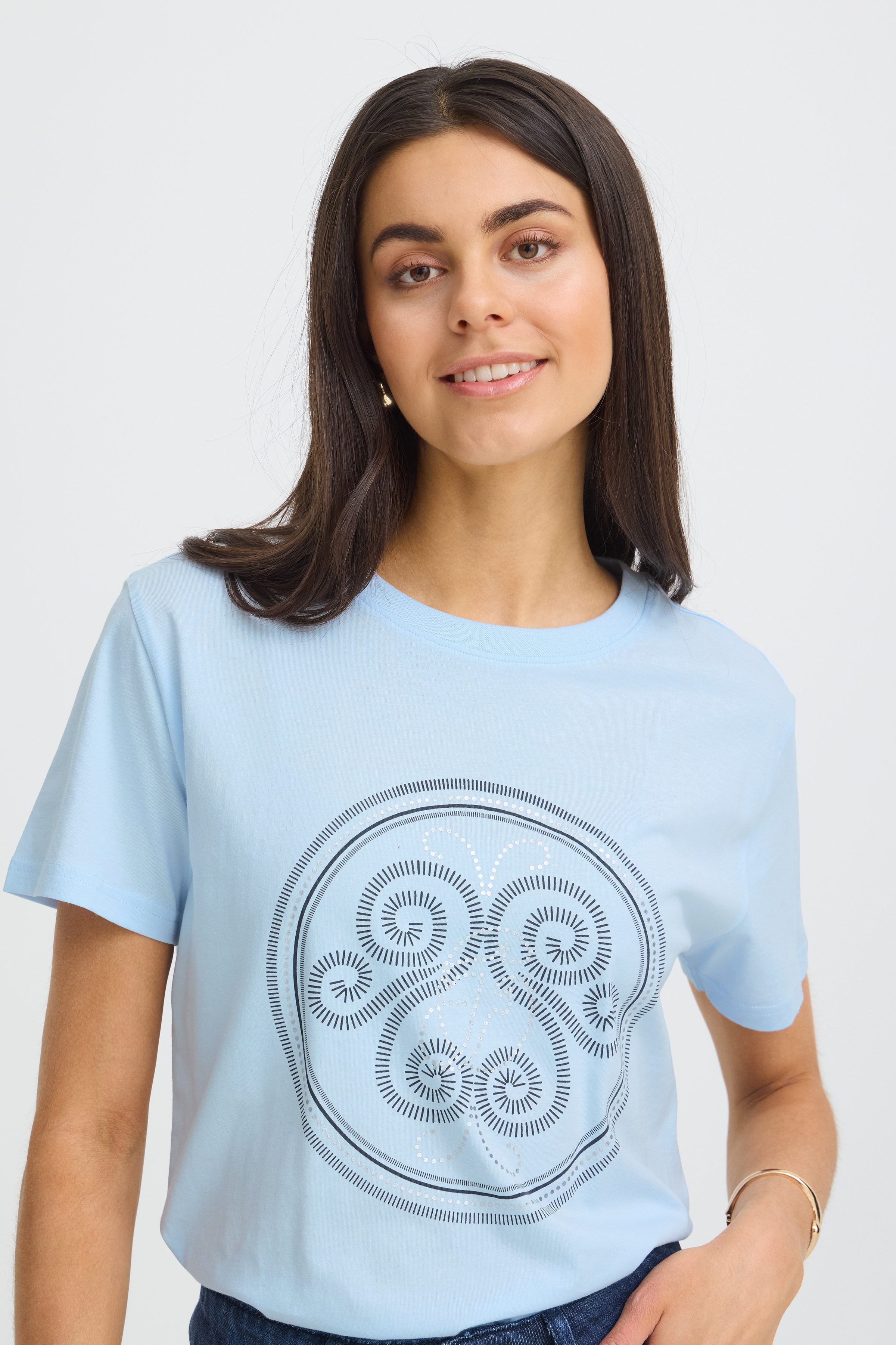 FRANSA BLÅ FRZARY T-SHIRT - Billede 2