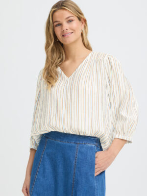 FRARIANA STRIBET BLUSE