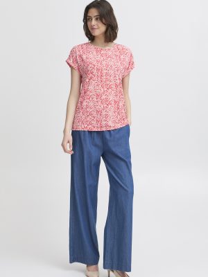 FRSEEN TEE 1 RØD MED HVID T-sh