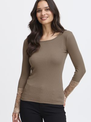 FRHIZAMOND TEE 19 SAND T-shirt