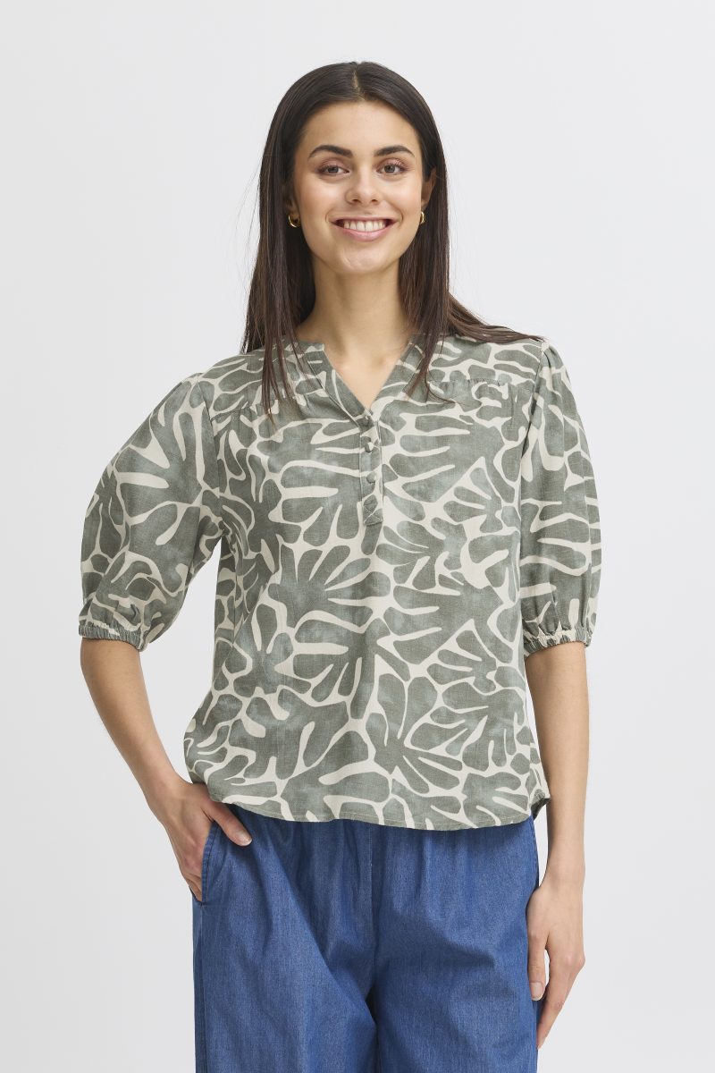 FRMADDIE 2 GRØN Bluse