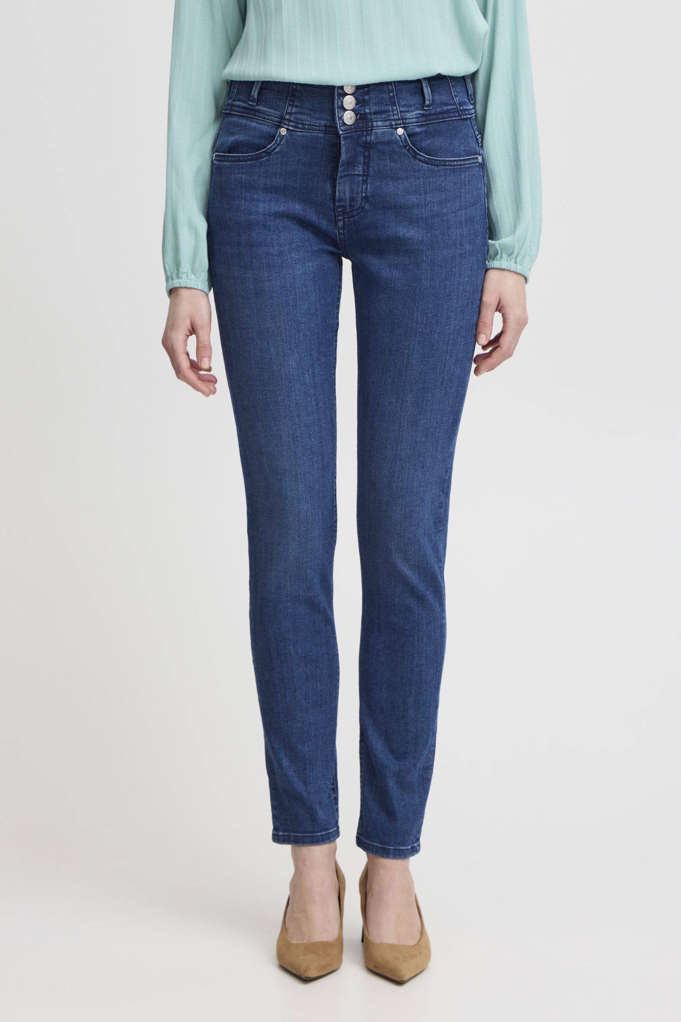 FROVER HANOI MELLEM BLÅ Buks