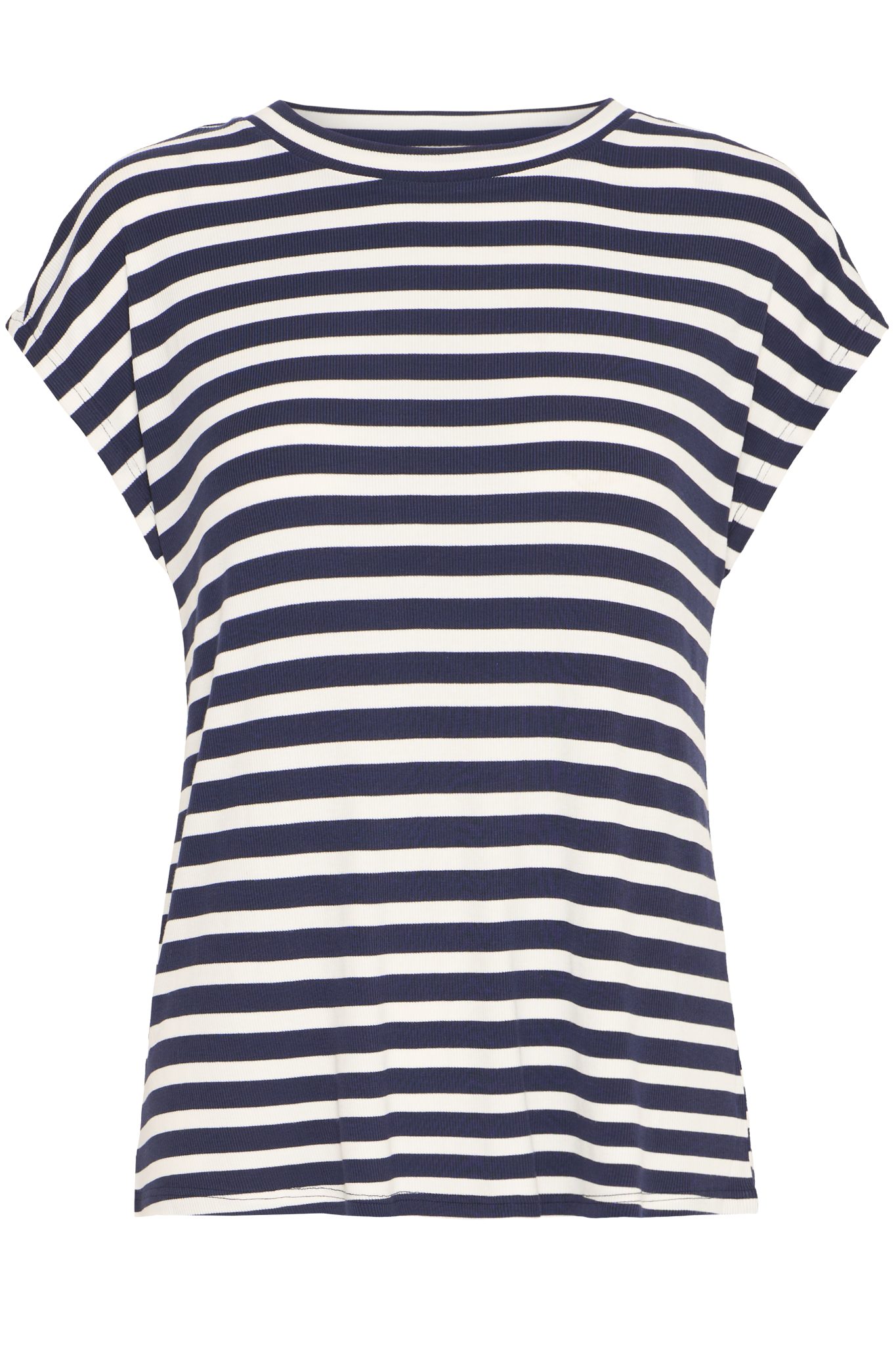 FRCANO TEE 1 NAVY/HVID T-shirt - Billede 2