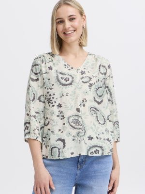 FRARIANA BL 6 GRØN Bluse