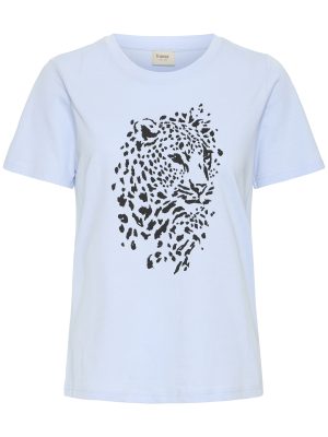 FRJUNA TEE 2 LYSBLÅ T-shirt