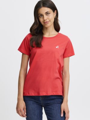 FXJENI TEE 7 RØD T-shirt