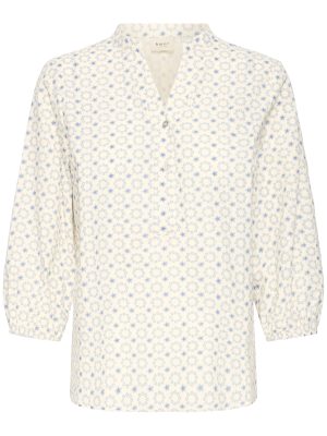 FRANEL RÅHVID/BLÅ Bluse