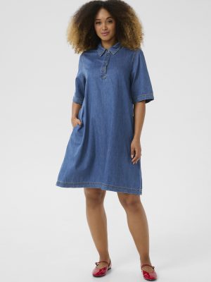 CUWINNIE LYS BLÅ Kjole