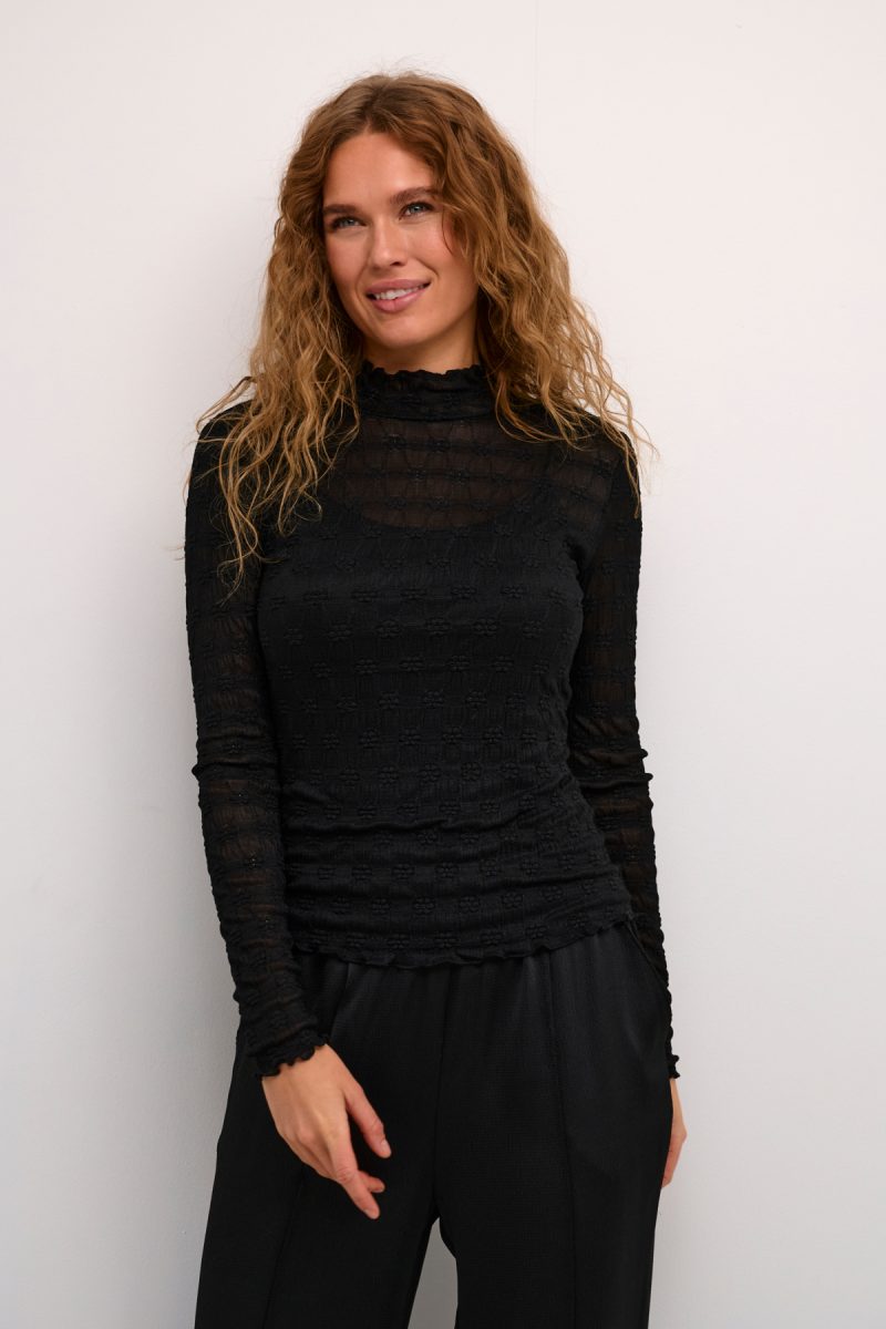 KABECCA BLACK Bluse