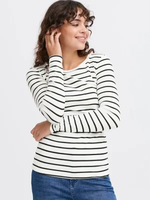 FRHIZAMOND STRIPE TEE HVID T-s