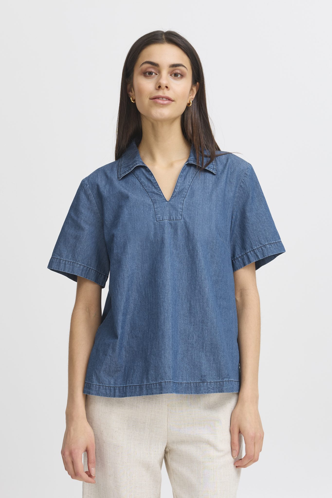 FRKINDRA BL 2 DENIM Skjorte