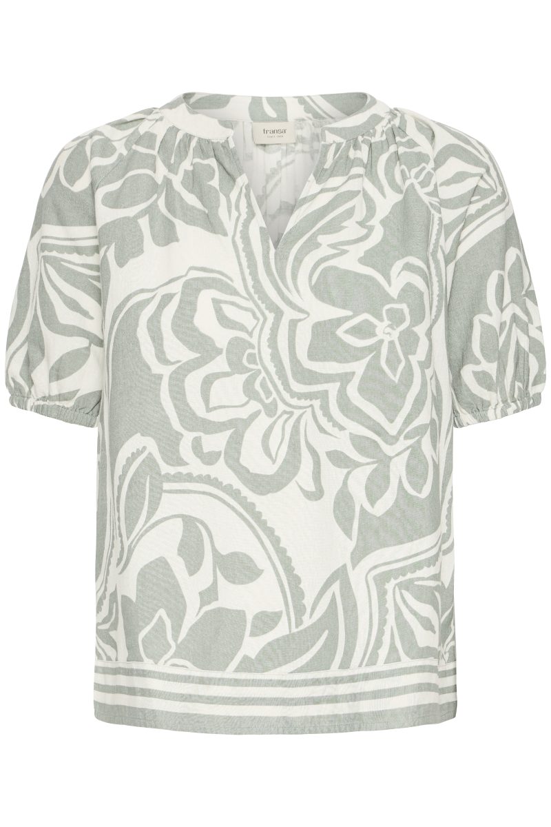 FRCORA GRØN Bluse