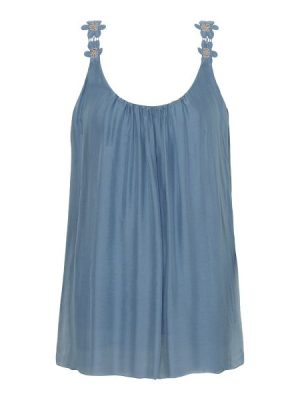 AGNESE 61321 JEANSBLÅ Top