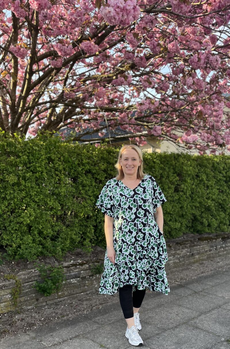 GLORIA KJOLE GRØN Kjole