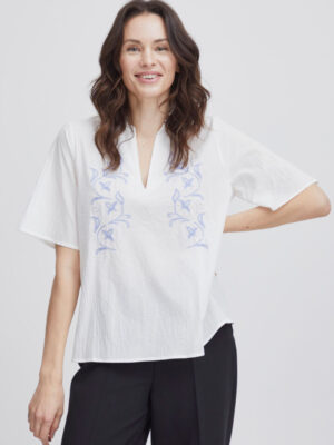 FXKIMBERLY HVID Bluse
