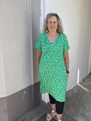 FRSANIE GRØN Kjole Ingen farve