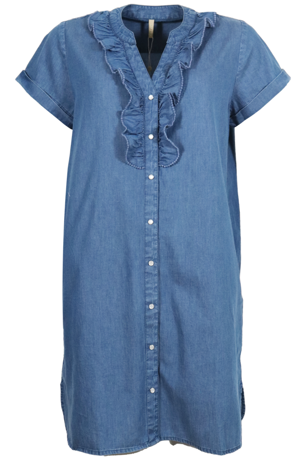 NECIA JEANS BLÅ Tunika - Billede 2