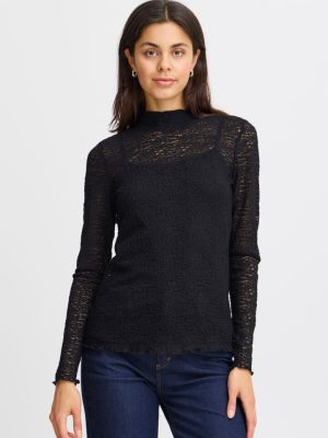 FRSAMMI TEE 1 SORT Bluse Ingen farve