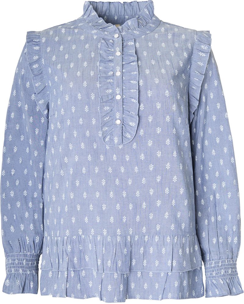 LENE BLUSE DENIM 3 Bluse