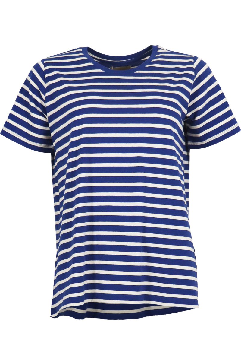 RONDA CO.blå STRIB T-shirt