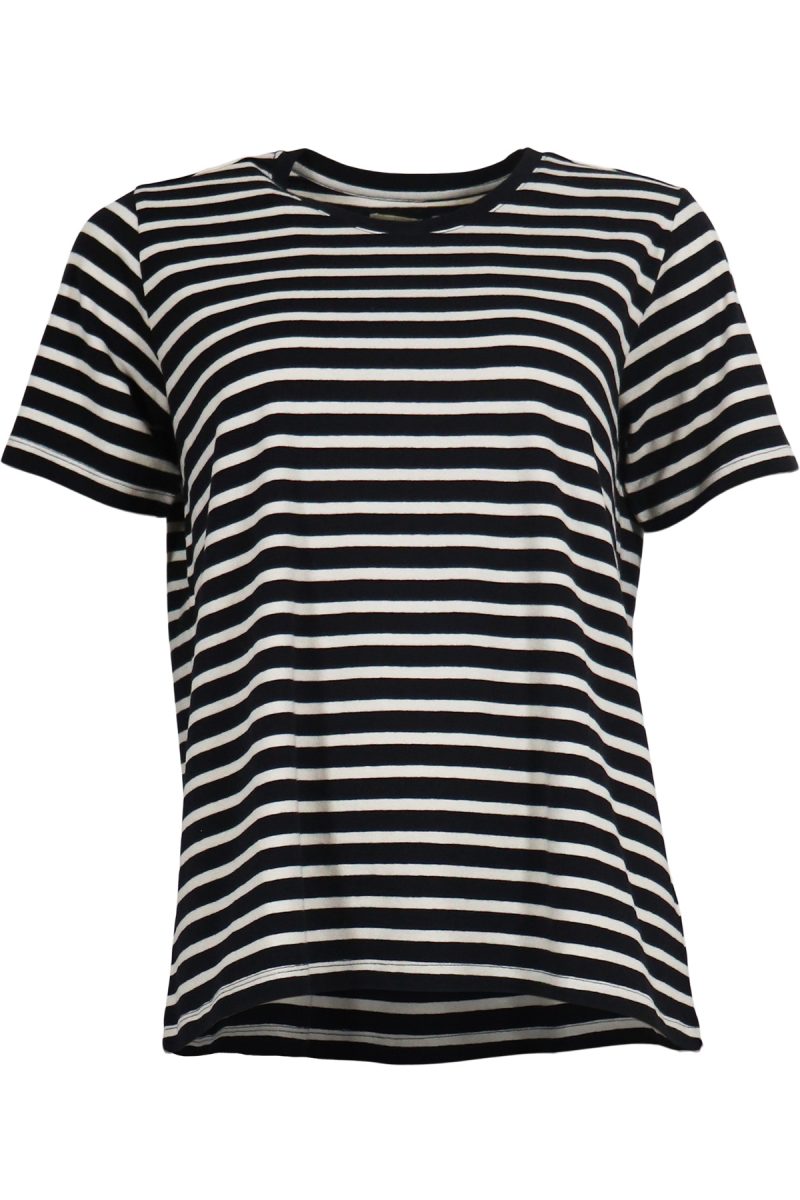RONDA SORT/STRIB T-shirt - Billede 3