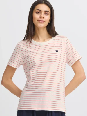 FRAMORA 1 HVID/RØD T-shirt