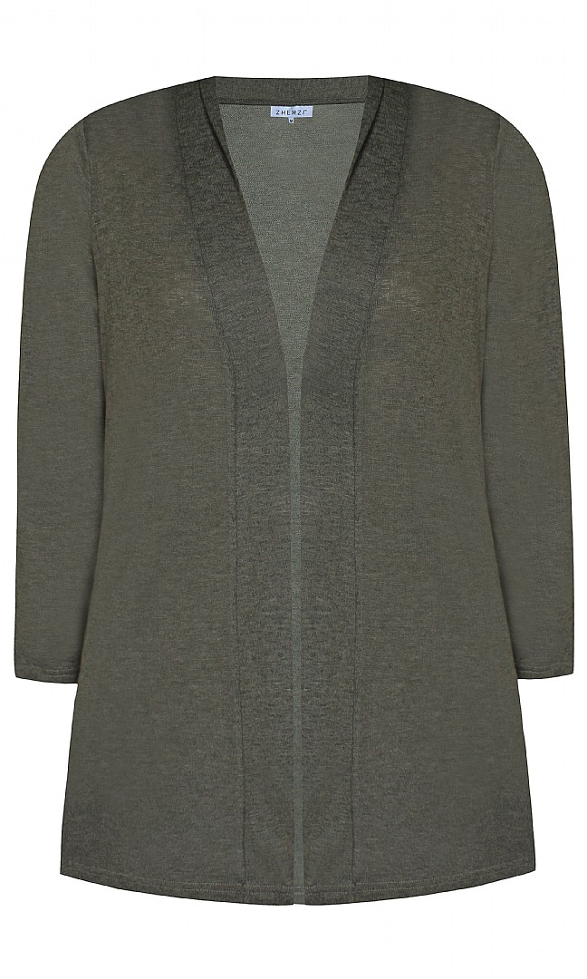 AGAE 171 ARMY CARDIGAN Strik - Billede 2