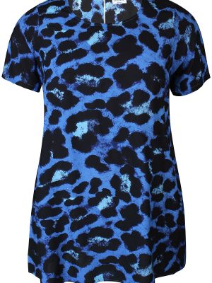 GIGI 753 BLÅ DYREPRINT Tunika