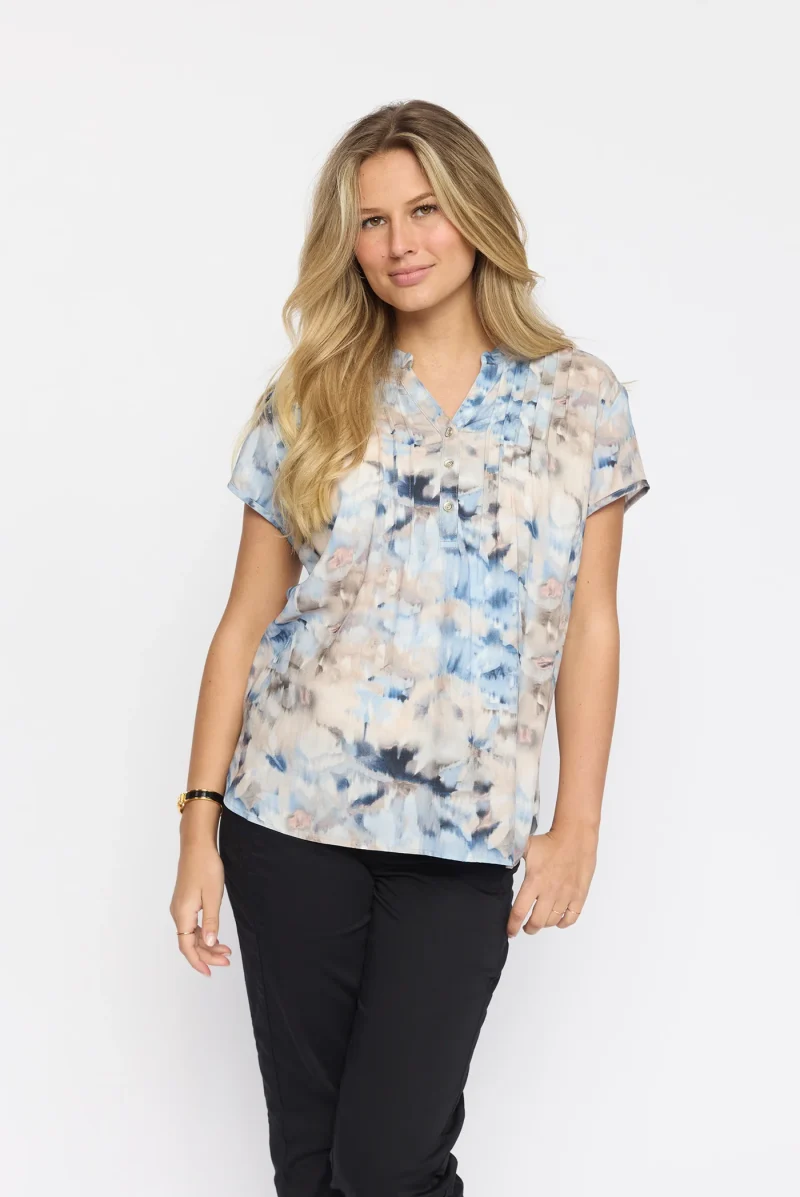 BLOOME.SP25 SAND/BLP Bluse