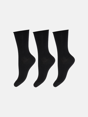 ANKLE BAMBOO 3 STK STRØMPER