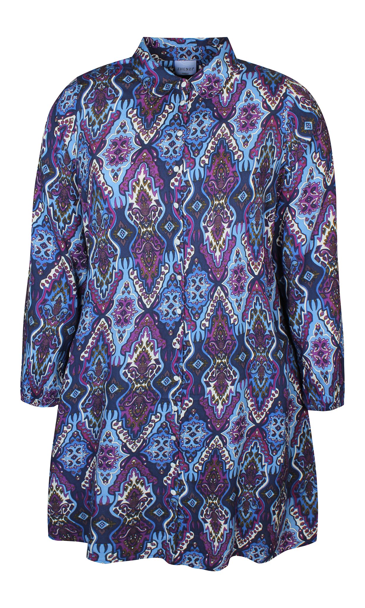 DOVE 562 BLÅ/LILLA Kjole - Billede 2