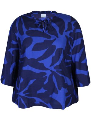 DRUE 563 BLÅ Bluse