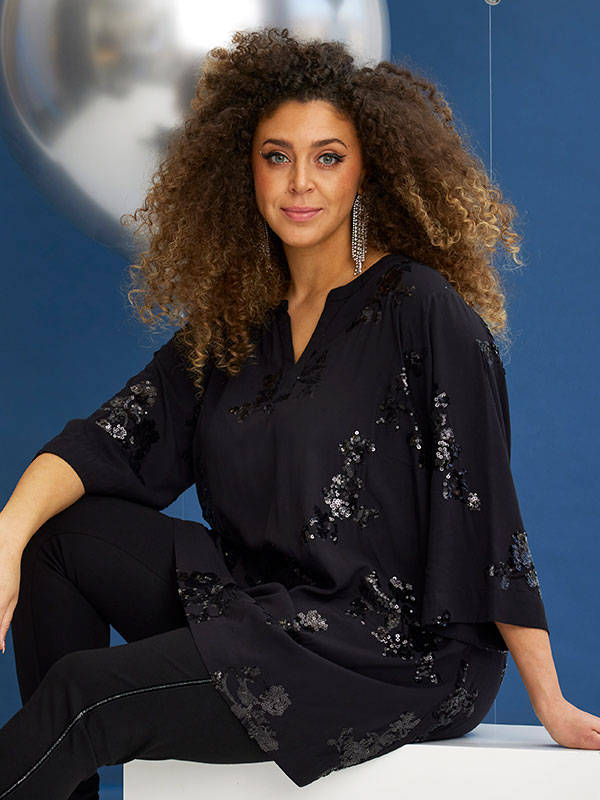 DUSA 572 SORT Tunika - Billede 2