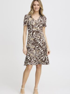 FRFEDOT BRUN/SAND KJOLE