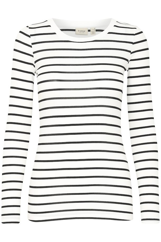 FRHIZAMOND STRIPE TEE HVID T-s - Billede 2