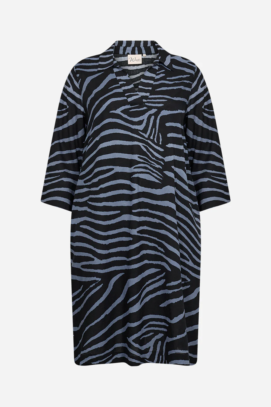 WA-KENJA 3BLÅ/SORT Kjole - Billede 2