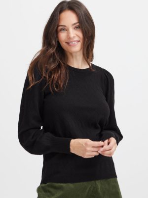 FRMELANI PU 3 SORT Strik