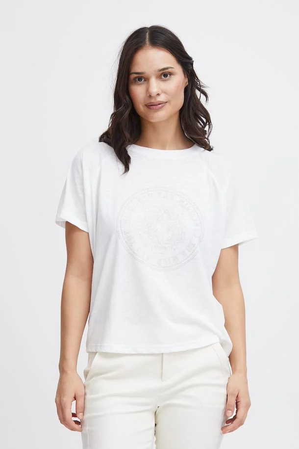 FRELINA TEE 2 RÅHVID T-shirt