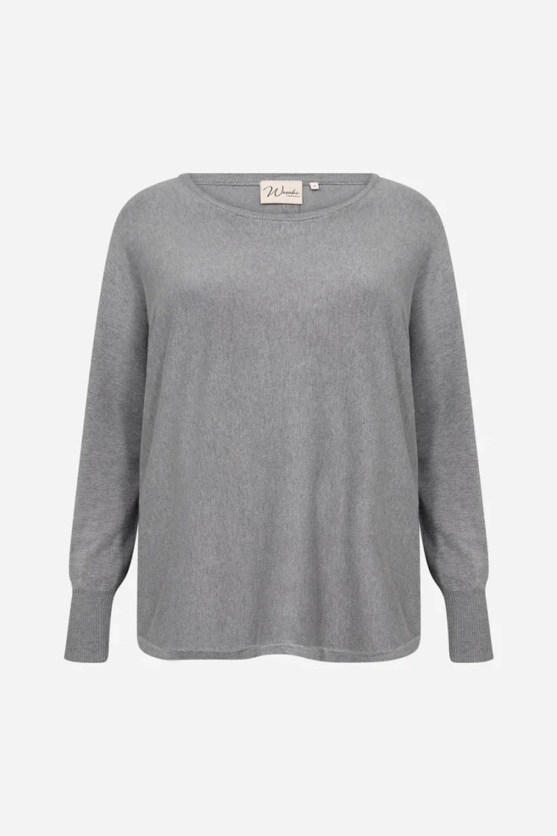 WA-SAMANDA 1 GRÅ Strik - Billede 2