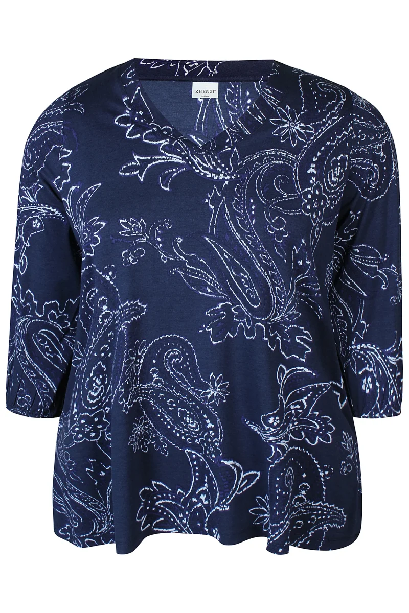 SYLVA 629 NAVY Bluse