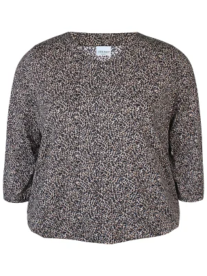 SYLVA 630 BRUN NUANCER Bluse