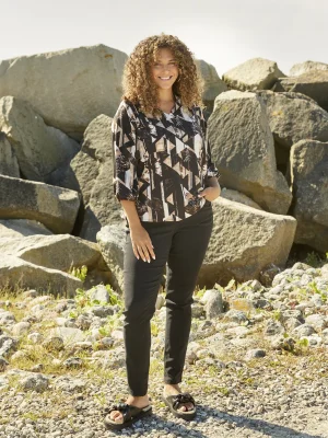 SYLVA 720 SAND Bluse