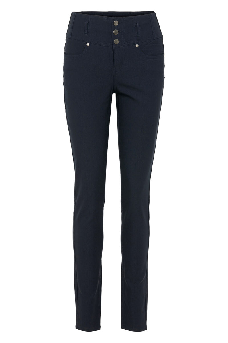 ZALIN 3 KNAPPER NAVY Buks - Billede 2